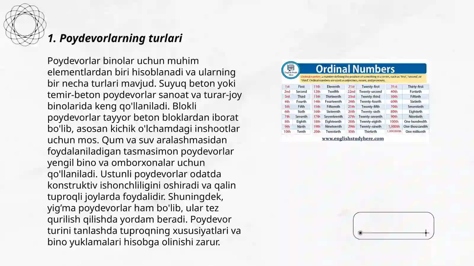Tabiiy zaminda sayoz joylashgan poydevorlarni loyihalash qoidalari 3