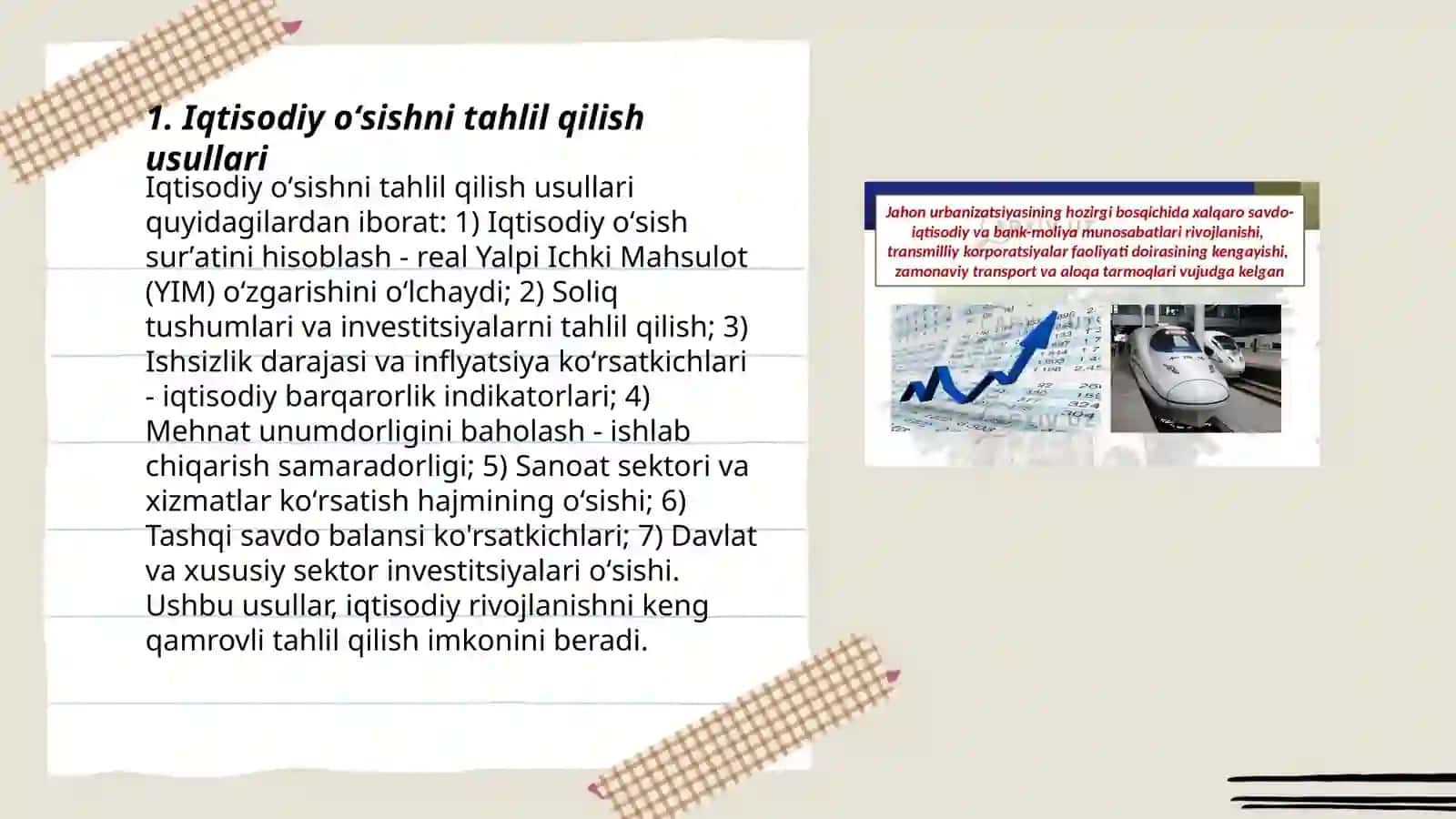 Iqtisodiy Oʻsishni Tahlil Qilish Usullari 3