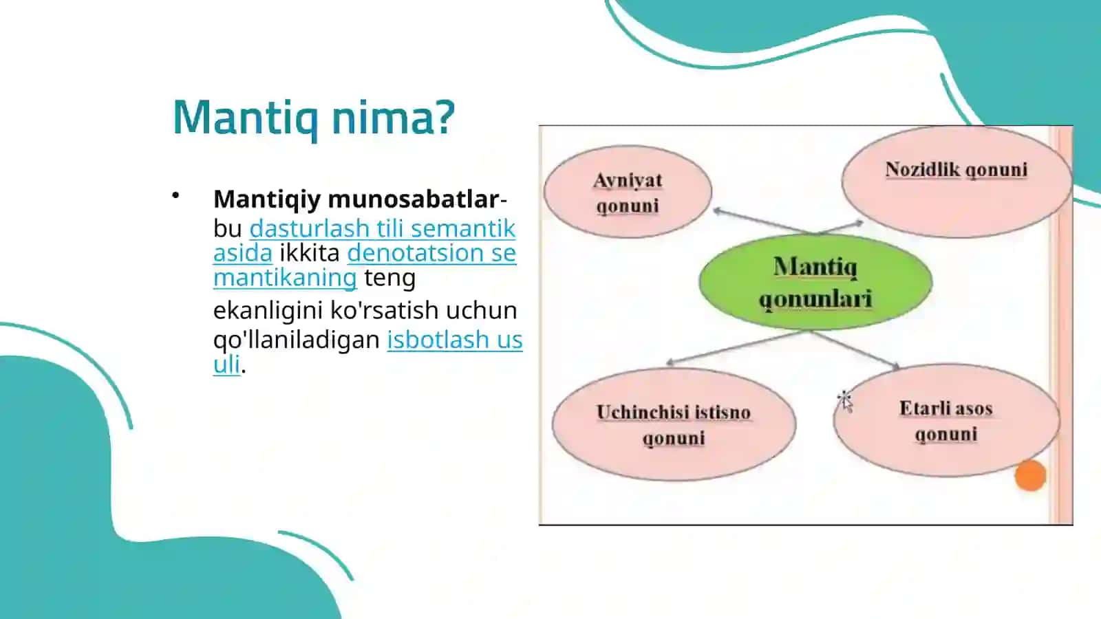 Tilshunoslik va mantiq munosabatlari 3