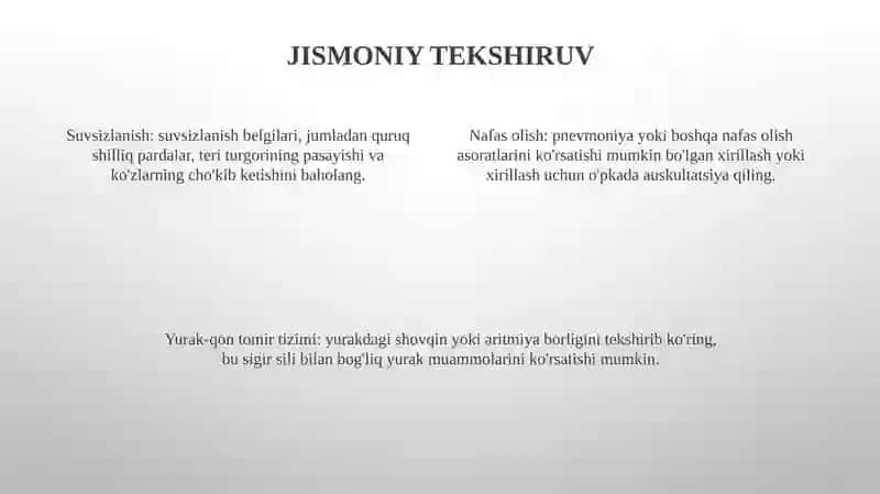 Bo'Gim Kasalligi Bilan Kassalalangan Bemorlarni Tekshirish 3