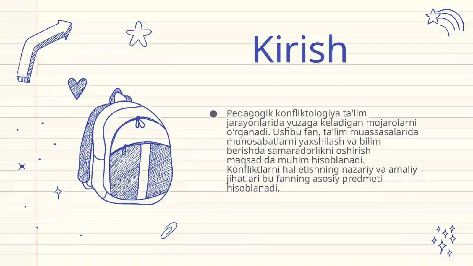 Pedagogik konfliktologiyani mohiyati, obekti, predmeti, maqsadi vazifalari va fan sifatida paydo bo'lishi 3