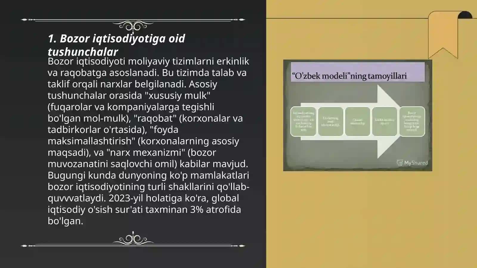 Bozor iqtisodiyotiga ôtishni asosiy tamoyillari 3