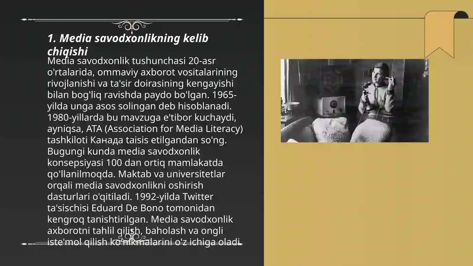 Media savodxonlik va axborot madaniyati evolyusiyasi hamda jamiyatdagi ahamiyati 3