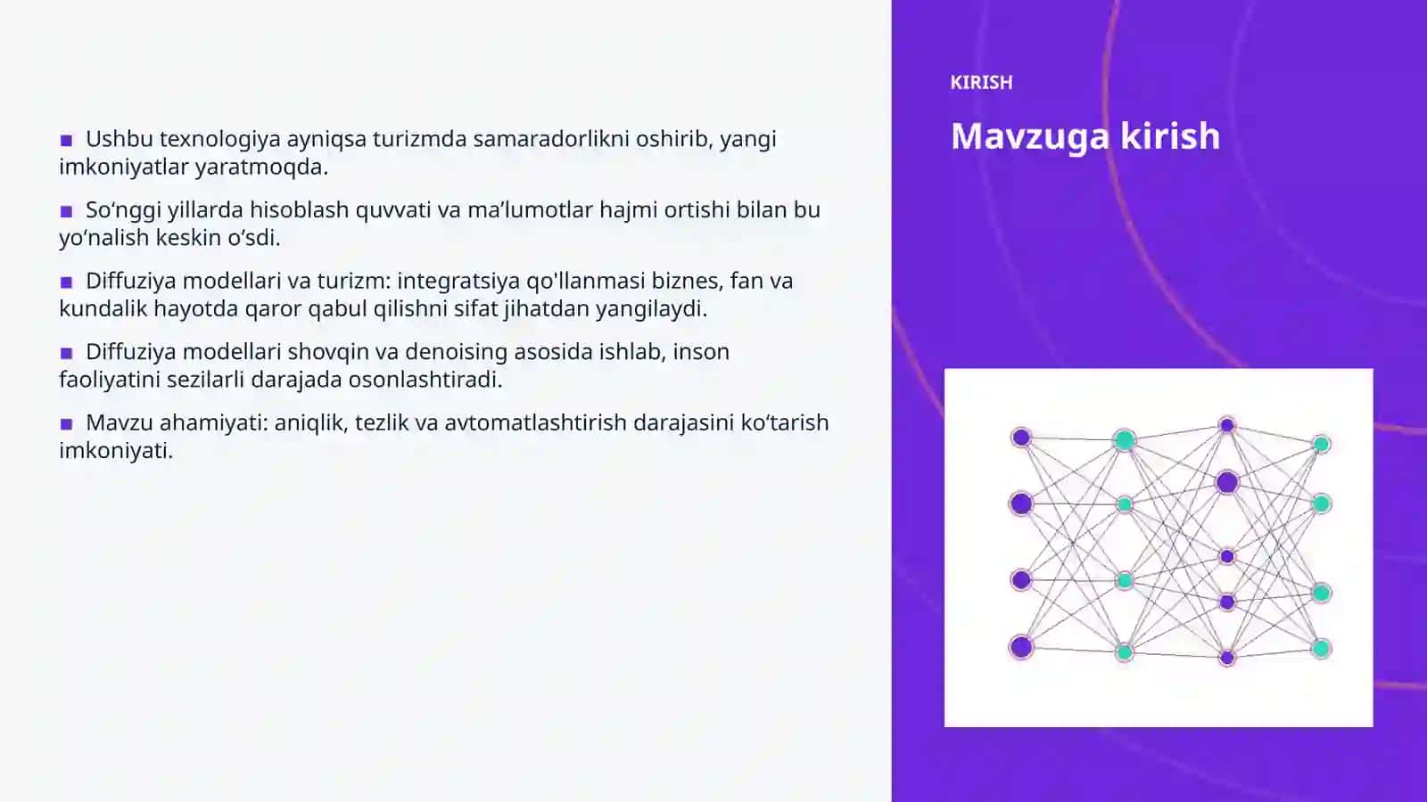 Diffuziya modellari va turizm: integratsiya qo'llanmasi 3