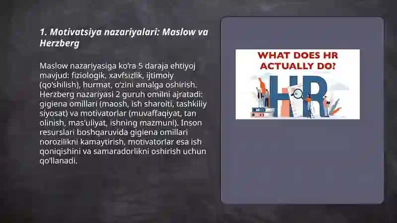 Inson resurslarini boshqarishda motivatsiya 3