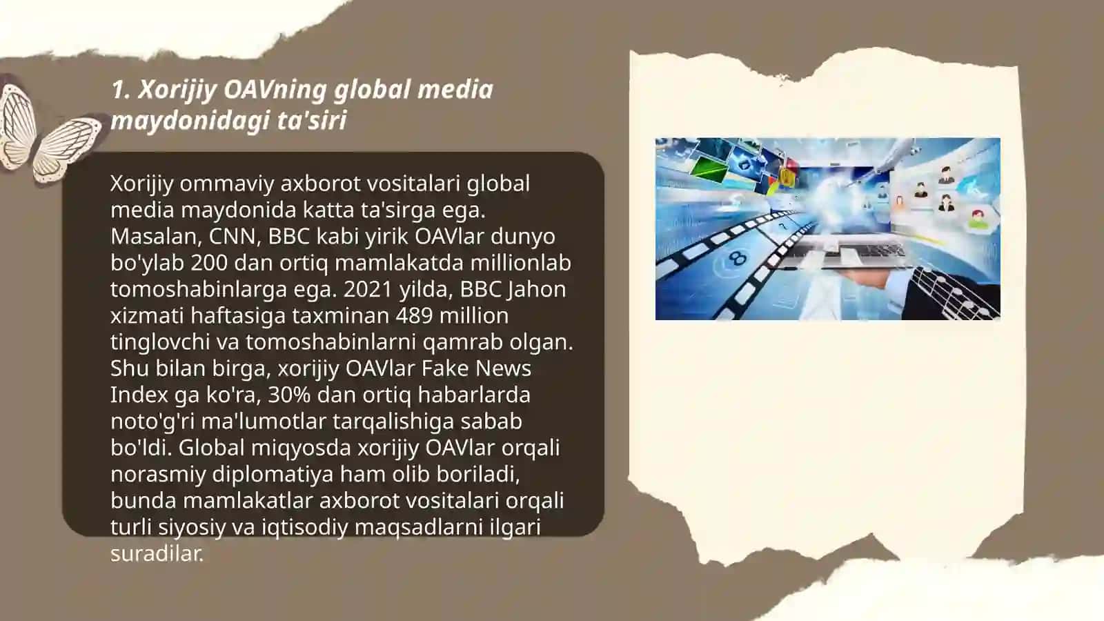 Xorijiy OAVning global media maydonidagi ta'siri 3