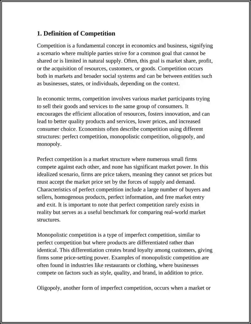 COMPETITION AND MONOPOLY 3