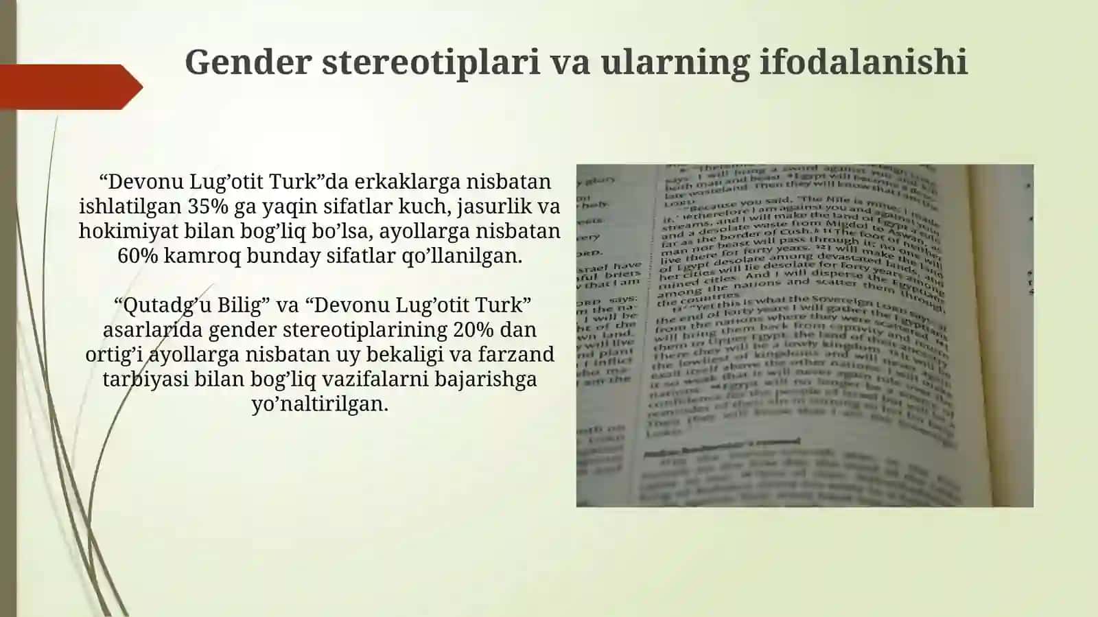 "Qutadg'u Bilig" va "Devonu lug'otit turk" asari tilining sotsiolingvistik tahlili (gender) 3