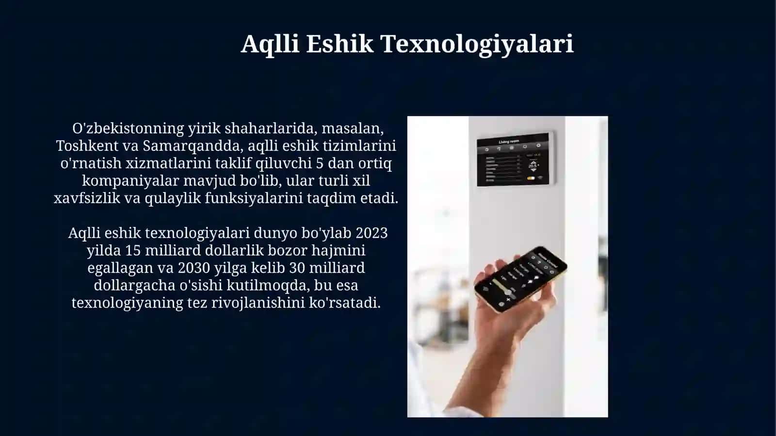 Aqlli Eshik Texnologiyalari 3