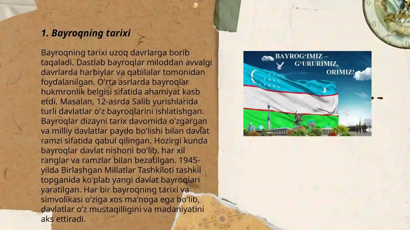 Bayroq haqida slayd 3
