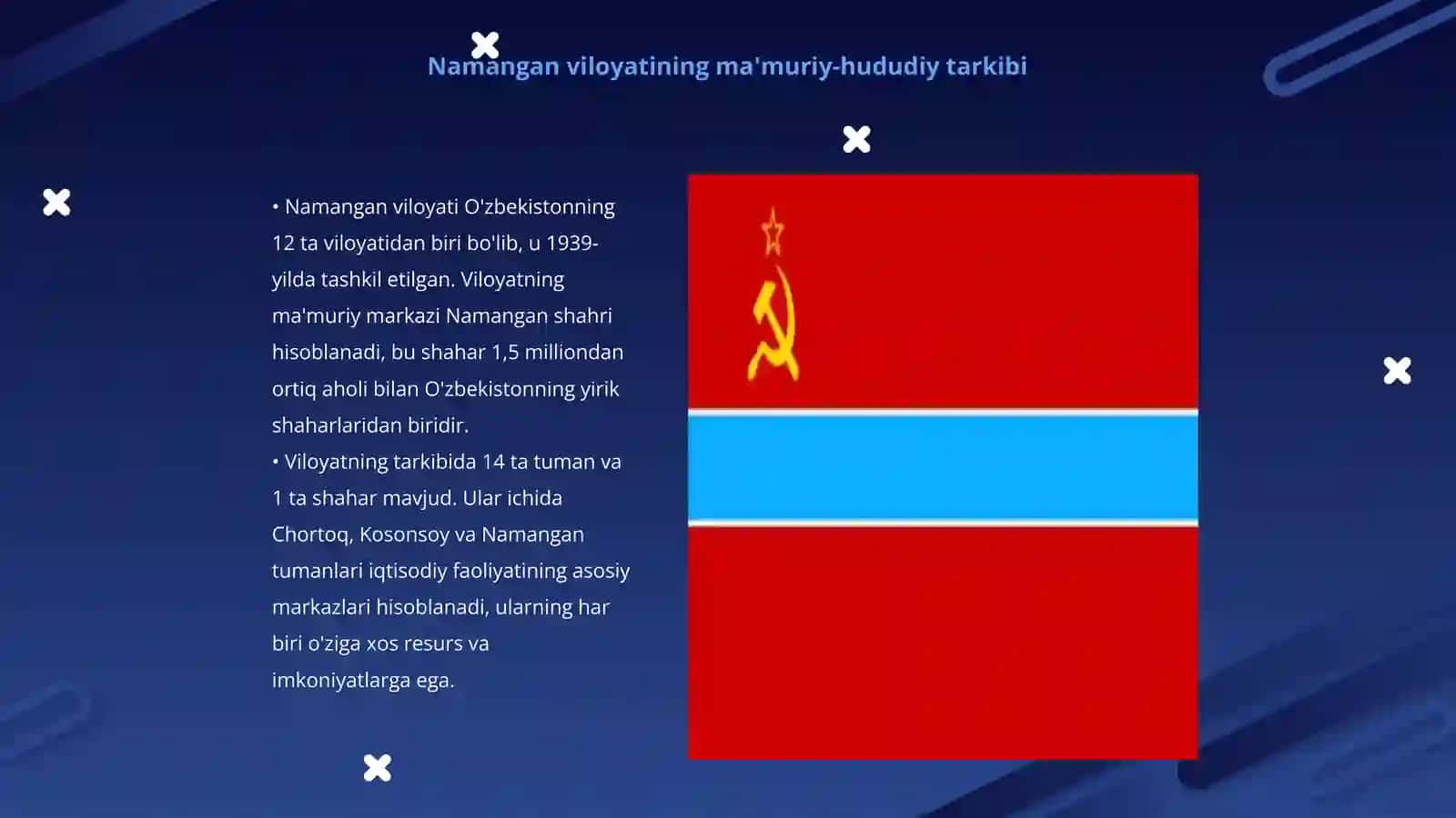 Namangan viloyatining ma'muriy-hududiy tarkibi ijtimoiy-igtisodiy rivojlantirish xususiyatlari 3
