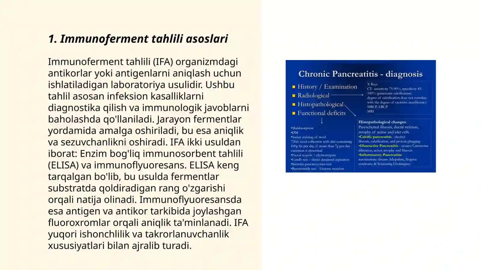 Immunoferment analizi usuli va uning viruslar diagnostikasida qo'llanilishini o'rganish 3