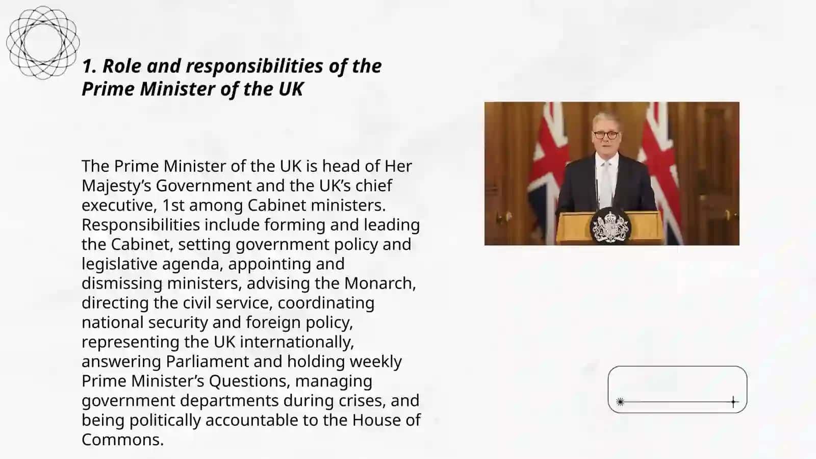 Role and Responsibilities of the Prime Minister of the UK 3
