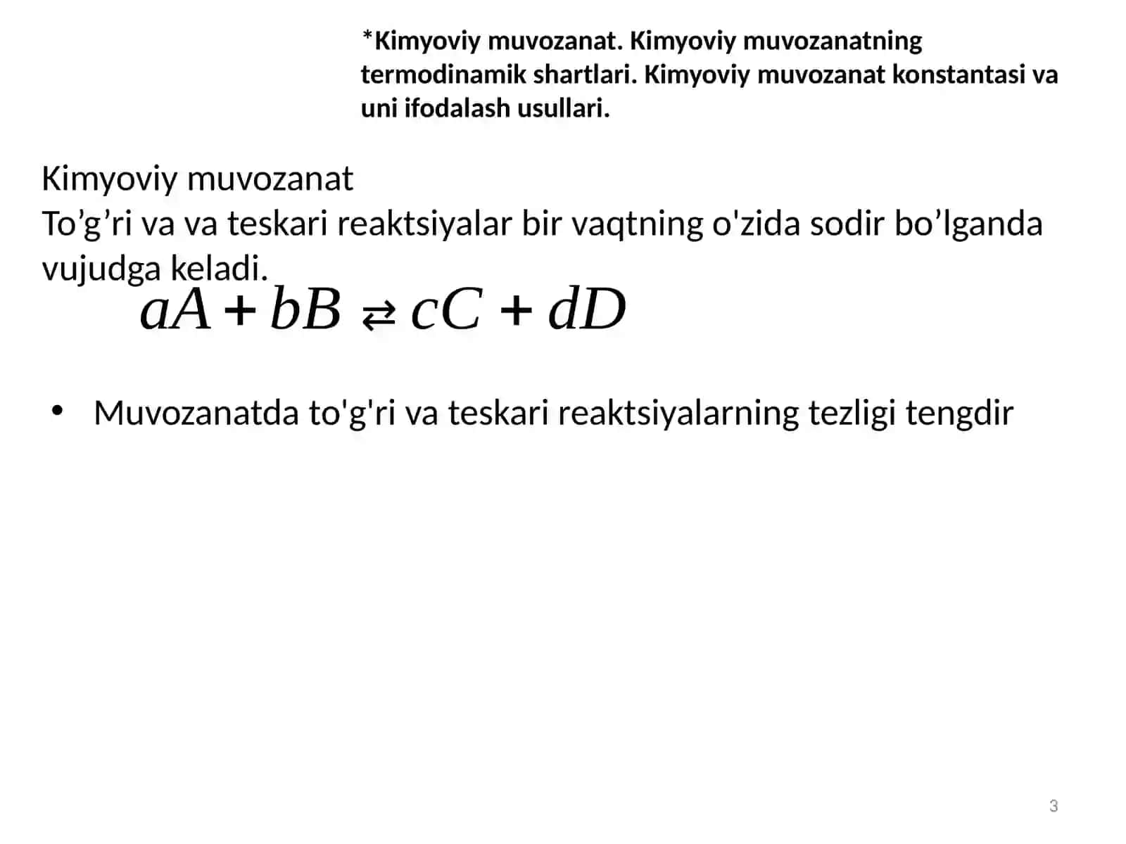 Kimyoviymuvozanat termodinamikasi 3