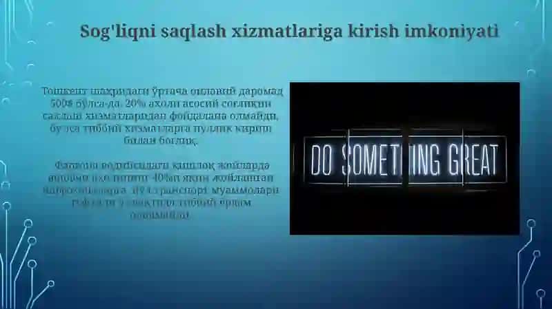 Sog'liqni saqlash xizmatlariga kirish imkoniyati 3