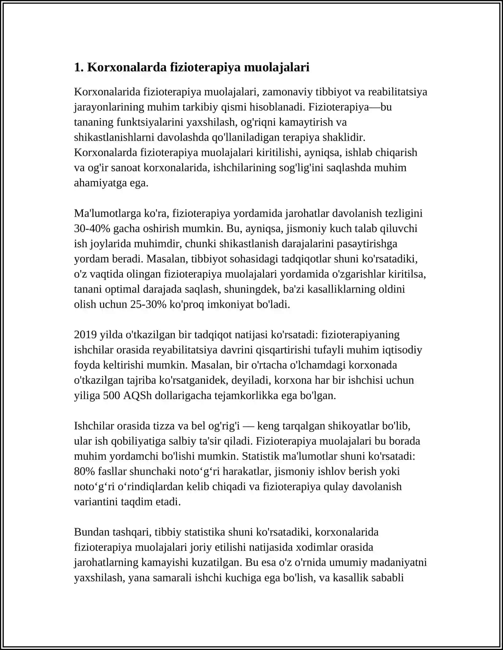Korxonalarda fizioterapiya muolajalari 3