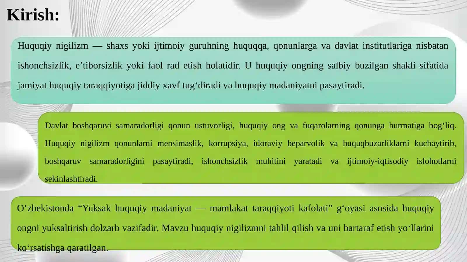 Huquqiy nigilizm va uning davlat boshqaruvi samaradorligiga ta’siri 3