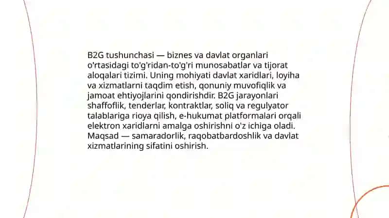 B2G sektorining ishlash prinsipi vamohiyati 3