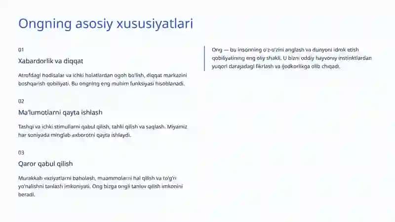 Ong va Ongsizlik Tushunchalari: Inson Aqlining Sirli Olami 3