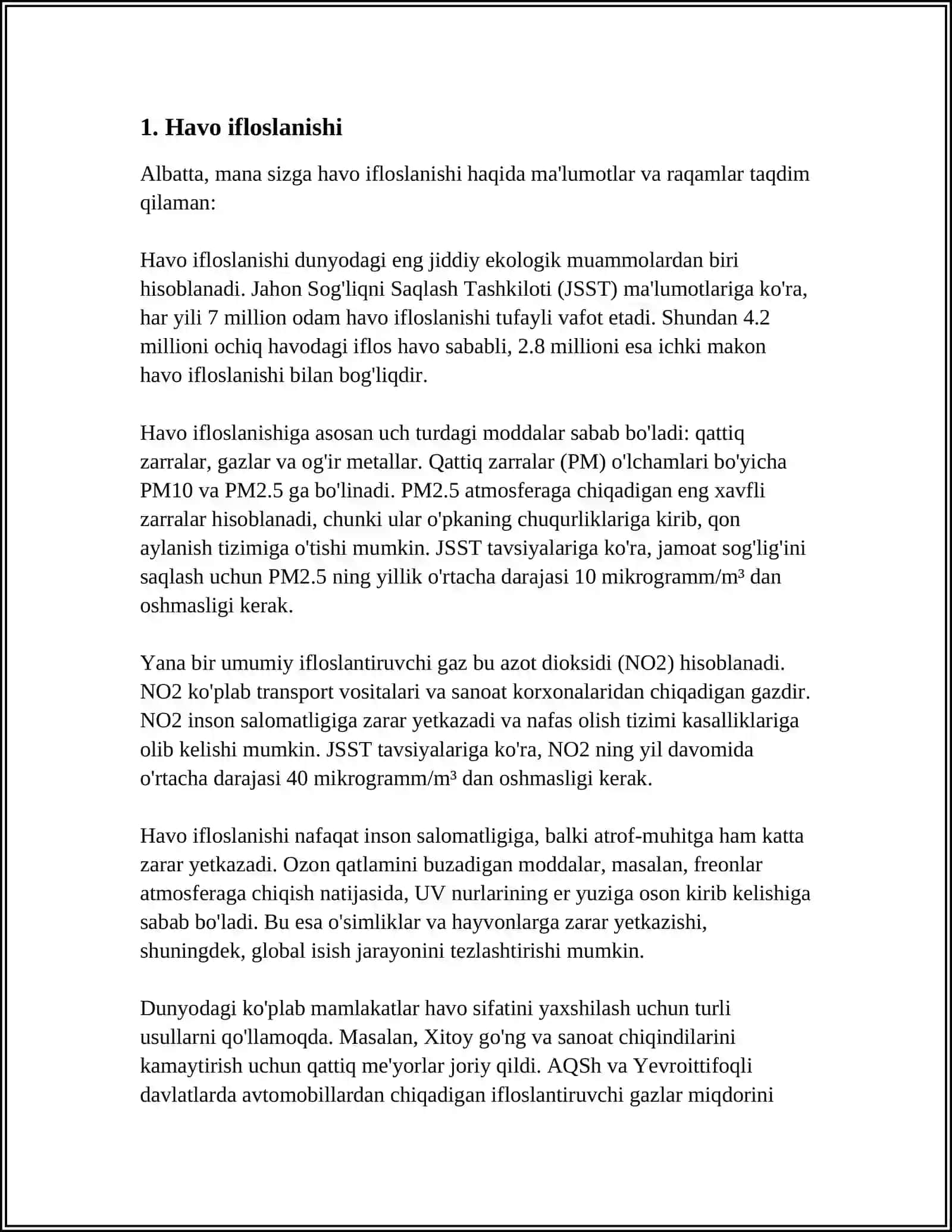 O'ZBEKISTON EKOLOGIK XARITASI 3