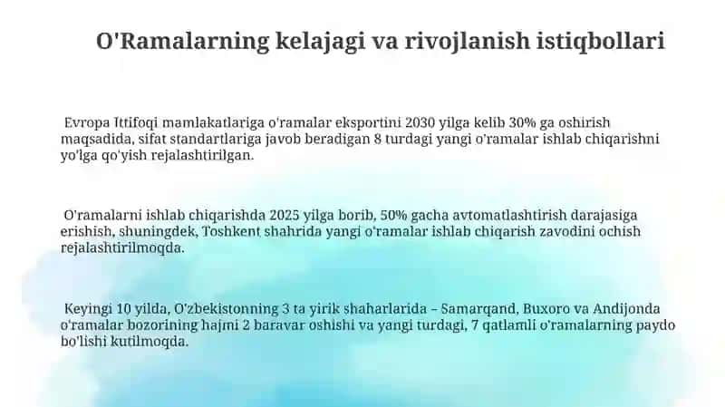 O'Ramallar Markazlarining Ahamiyati 3