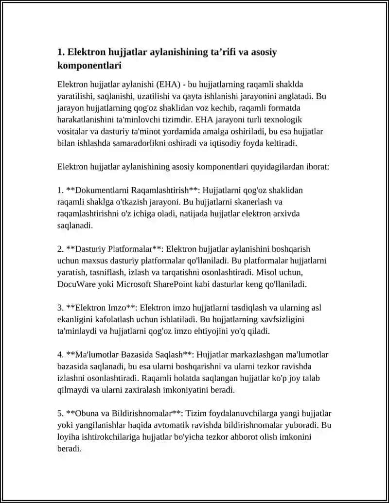 ELEKTRON HUJJATLAR AYLANISHI VA UNING IQTISODIY AFZALLIKLARI 3