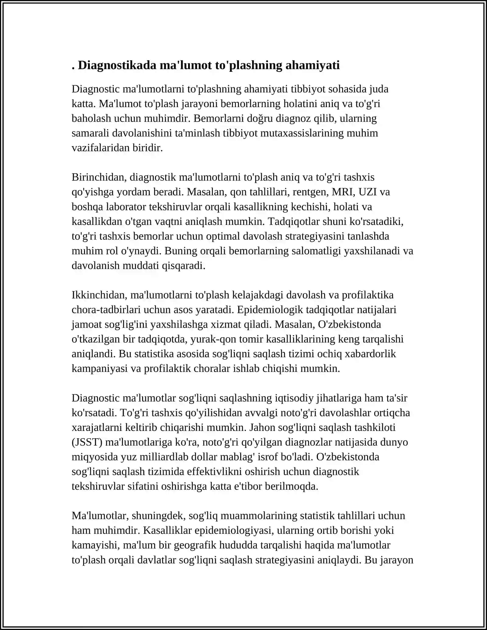 IABT DAGI TEXNIK DIAGNOSTIKANING ASOSIY VAZIFALARINI TUSHUNTING 3