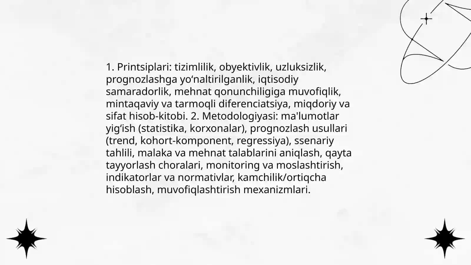 Mehnat resurslari balansini tuzish usullari 3