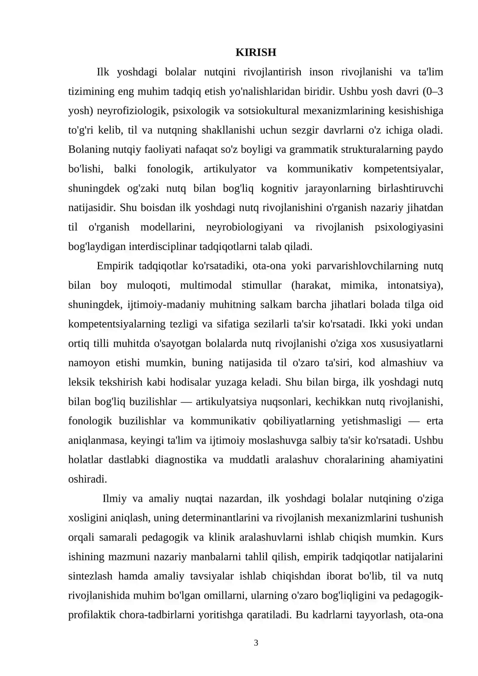 ILK YOSHDAGI BOLALAR NUTQINI RIVOJLANTIRISHNING OʻZIGA XOSLIGI 3