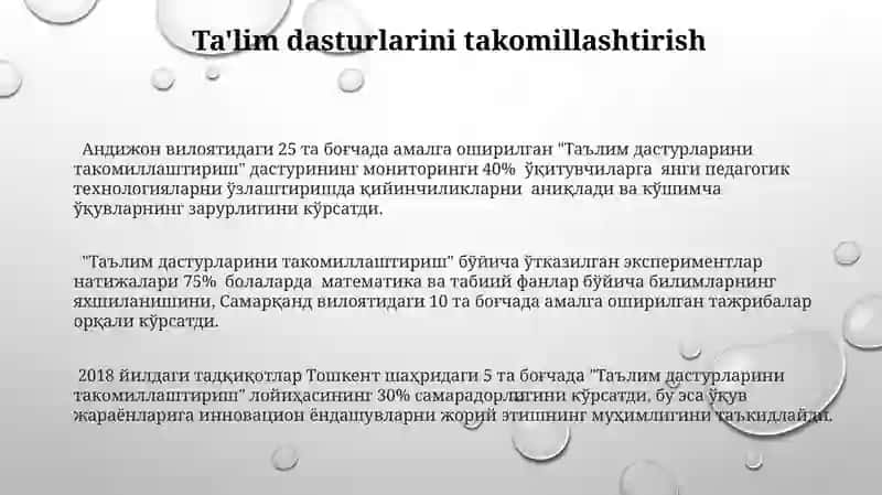Maktabgacha ta'limda ilmiy tadqiqot ishlariga tayyorlash fanida ilmiy tadqiqot ishi natijalari 3