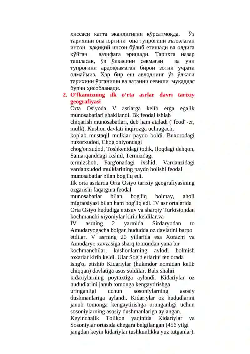 Tarixiy o‘lkashunoslik fanining predmeti, maqsadi va vazifalari 3