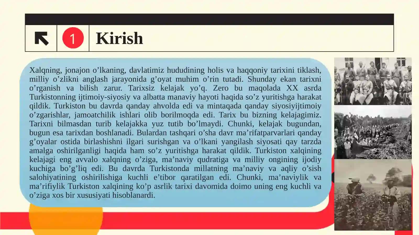TURKISTONDA SOVET BOSHQARUV TIZIMINING MUSTAHKAMLANISHI, IJTIMOIY-IQTISODIY SOHADAGI O‘ZGARISHLAR 3