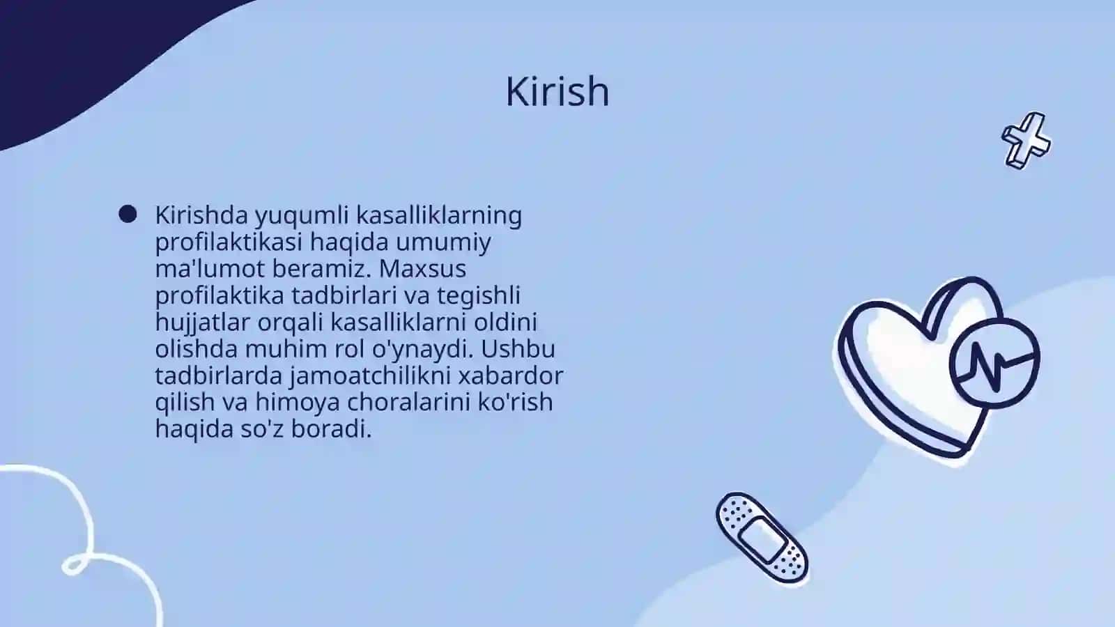 Profilaktik va epidemiya qarshi chora-tadbirlar 3
