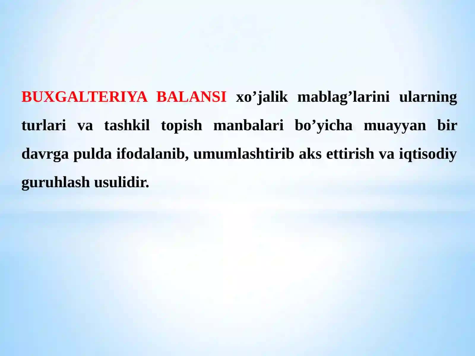 Buxgalteriya hisobi fanining predmeti va metodi 3