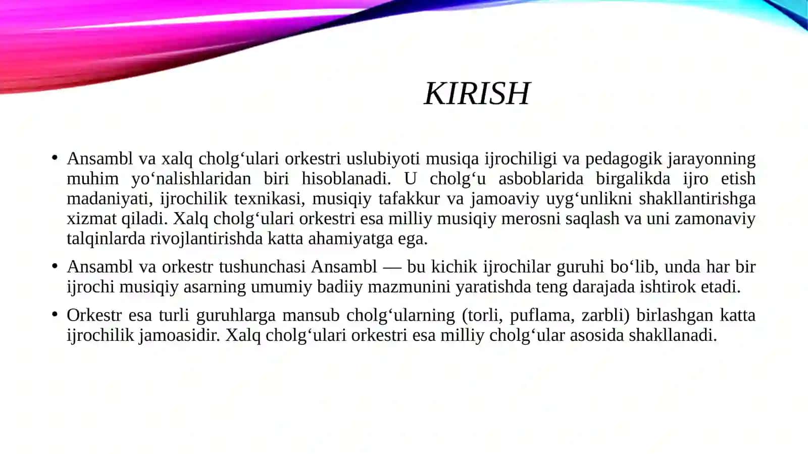 ANSAMBL VA XALQ CHOLG‘ULARI ORKESTRI USLUBIYOTI 3