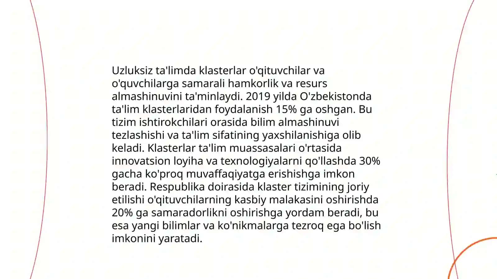Mavzu. Uzluksiz ta'limda klaster hamkorlik munosabatlarini modellashtirish metodikasini takomillashtirish 3