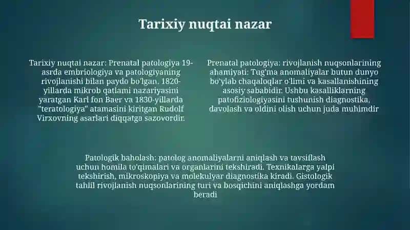 Prenetal Patologiya. Muhim Ahamiyatga Ega Nuqsonli Rivojlanishlar Patomorfologiyasi 3