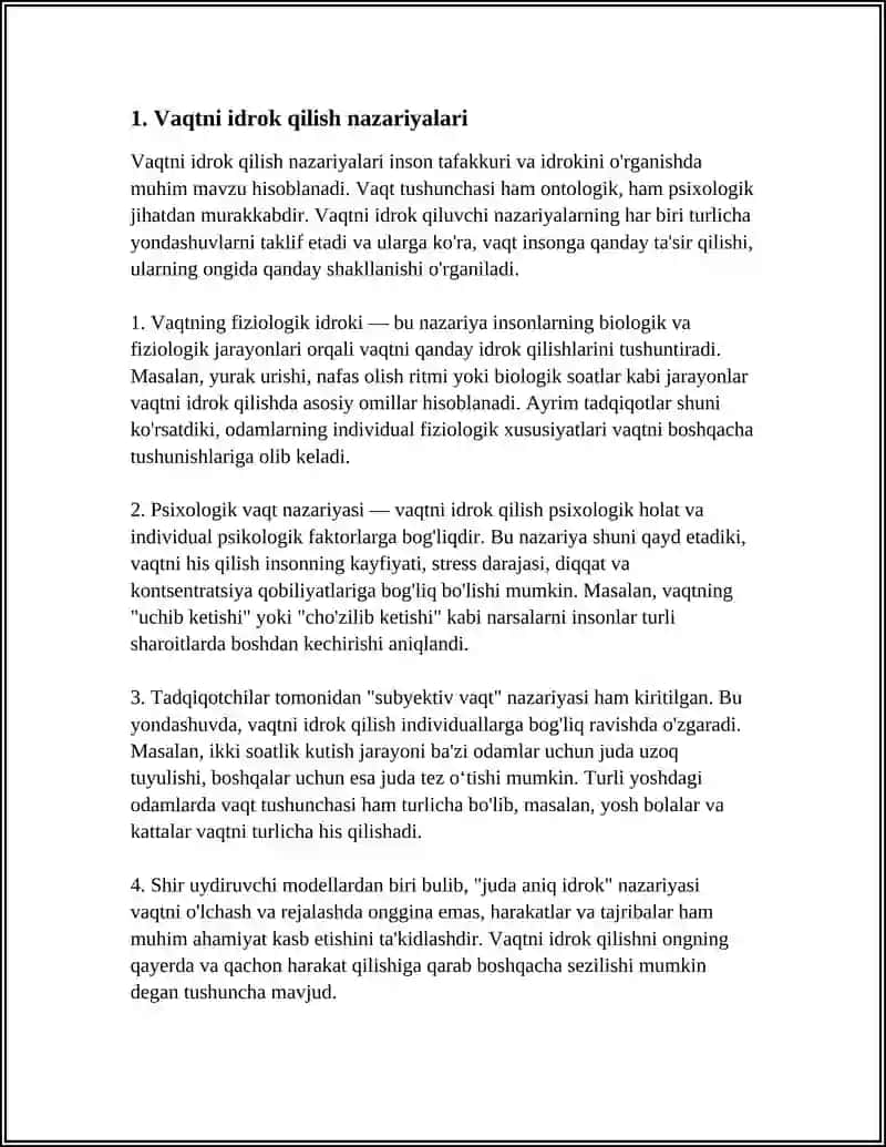 VAQTNI IDROK QILISH 3