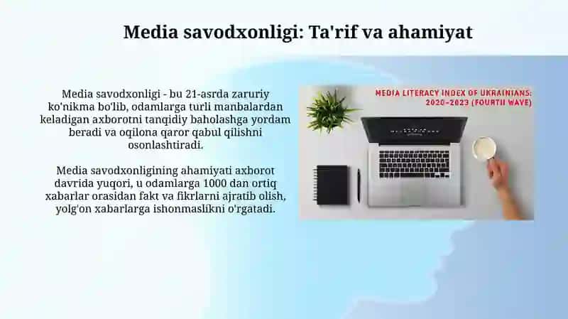 Media Savodxonlikni Oshirish Mumkin 3
