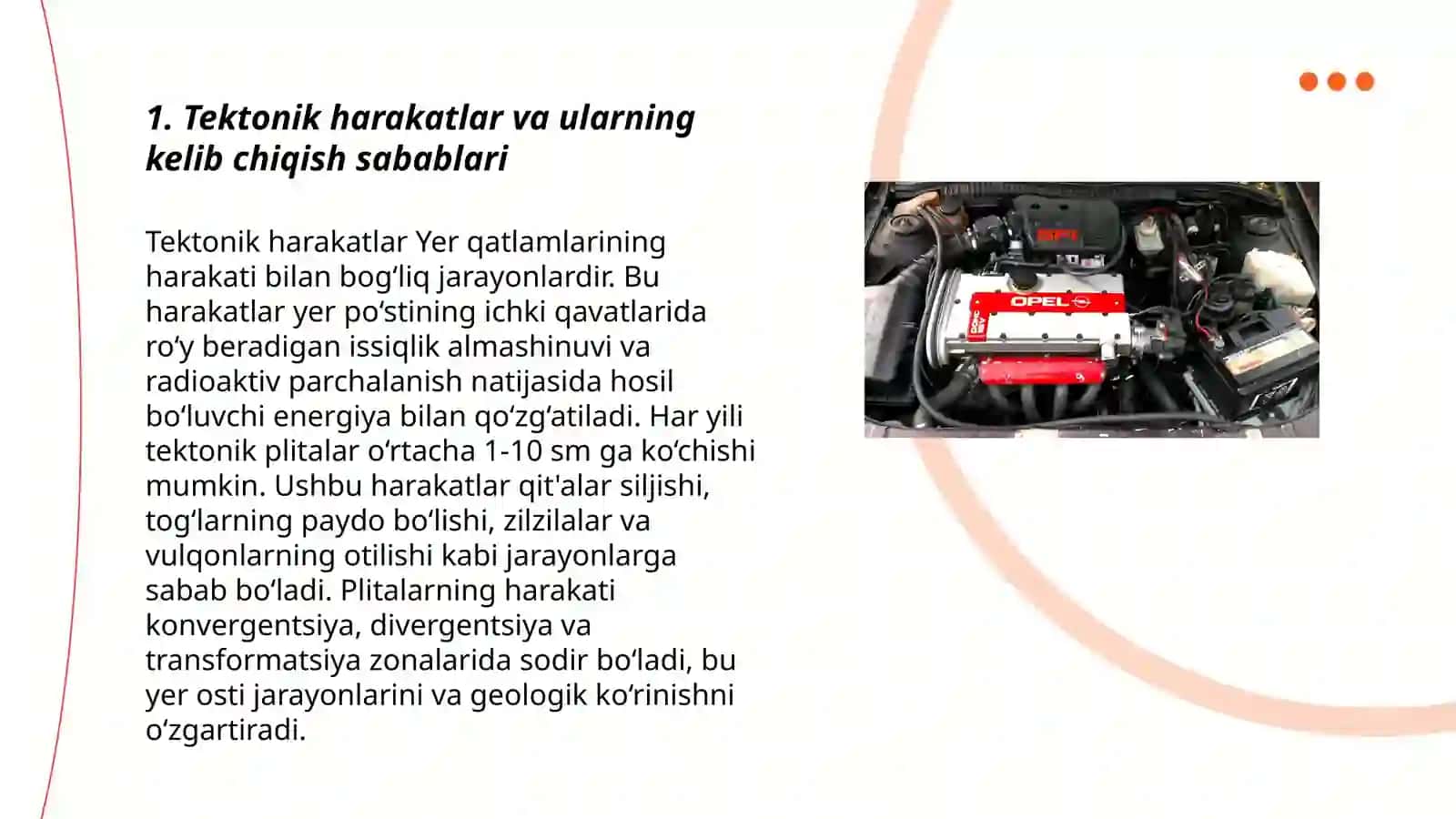 Tektonik harakatlar va ularning kelib chiqish sabablari 3