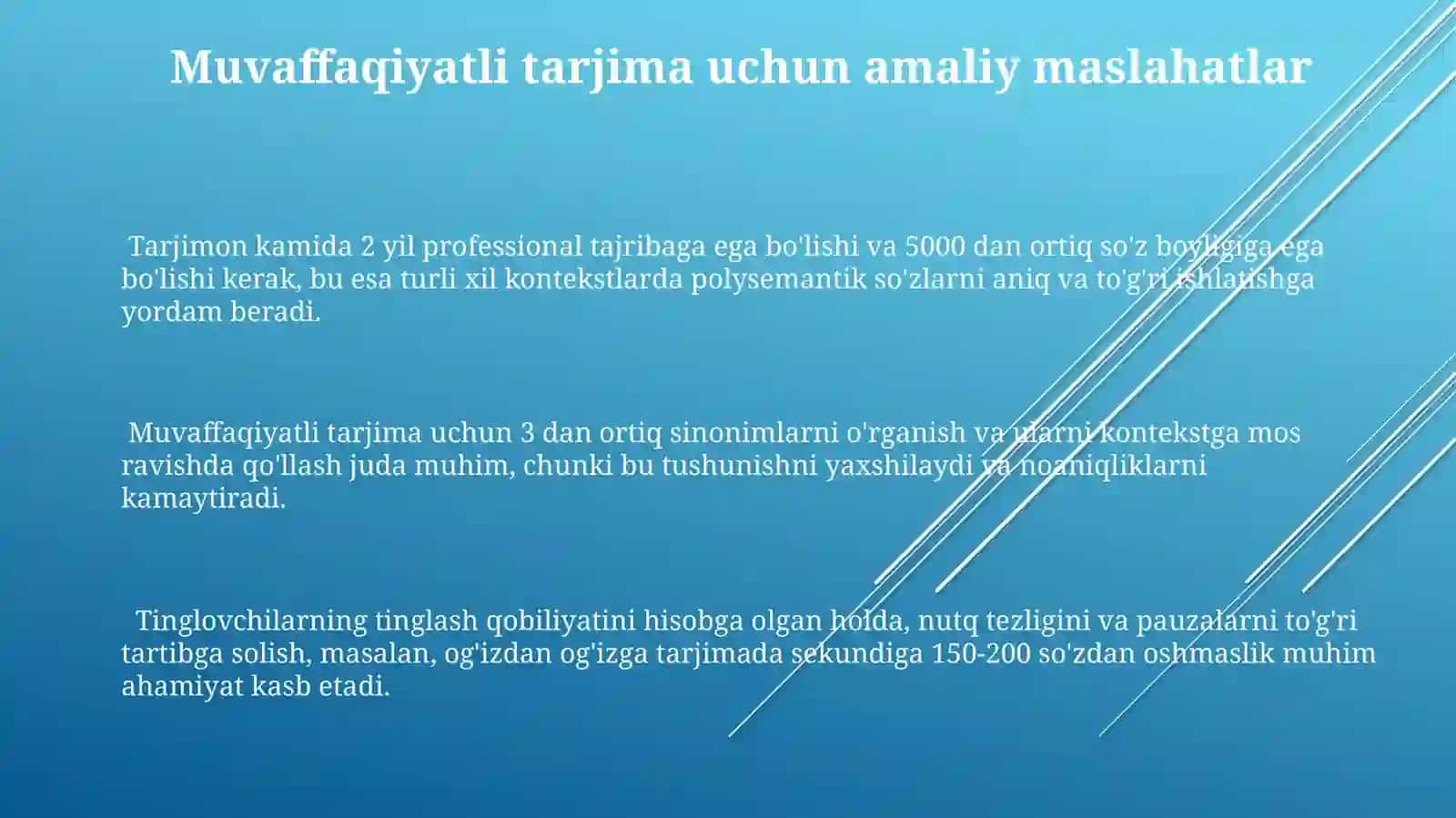 Sog'lom va eshitish qobiliyati zaif odamlarda tarjimon tomonidan ko'p ma'noli so'zlarning qo'llanilishi 3