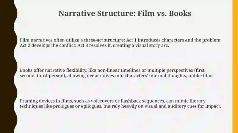Narrative Crossroads: Film and Book Structures 3