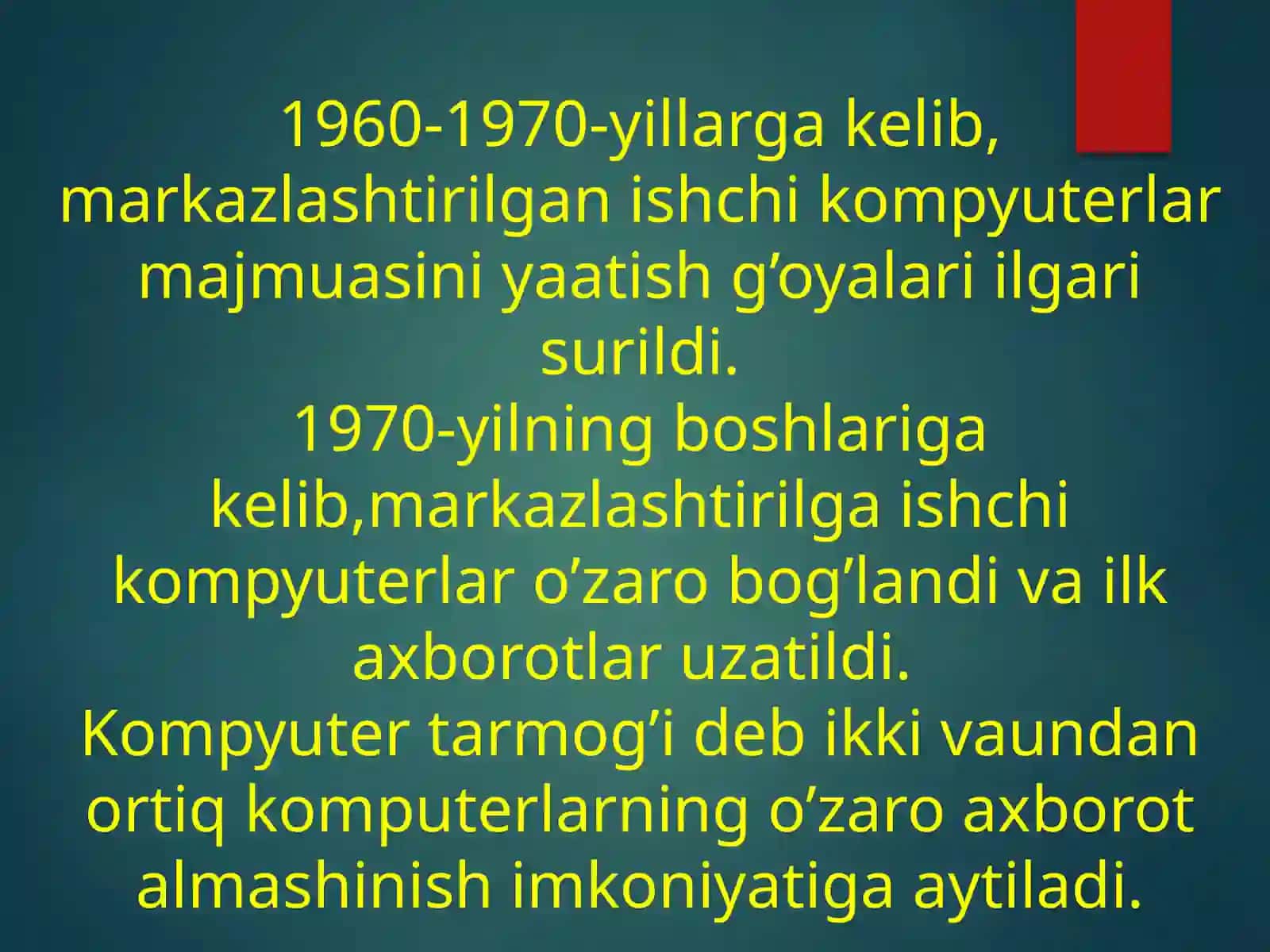 Lokal tarmoqlar va ularning turlari 3