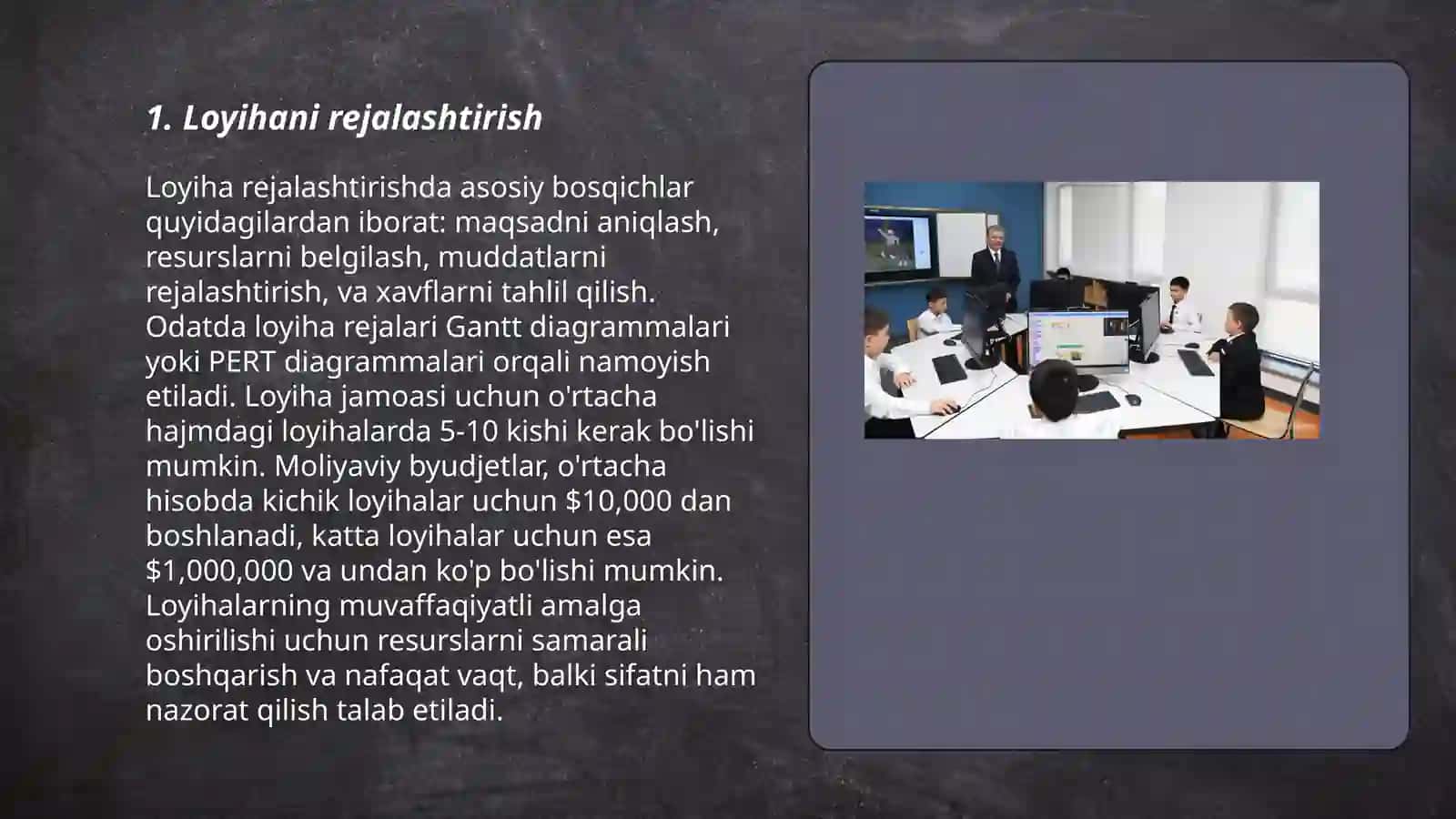 Loyihalash bosqichlari va hujjatlari 3