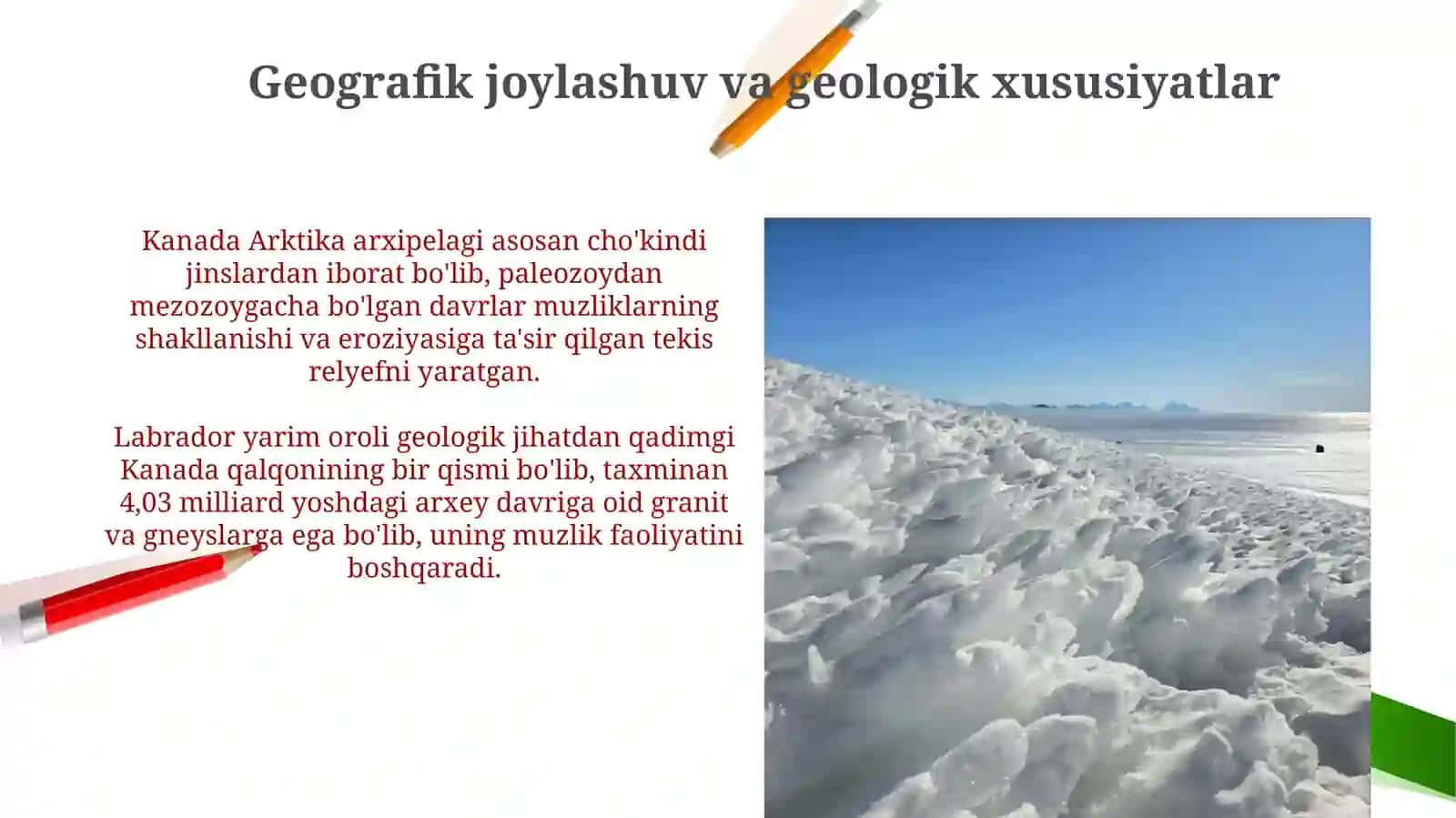 Kanada-Arktika arhipeglagining muzliklari 3