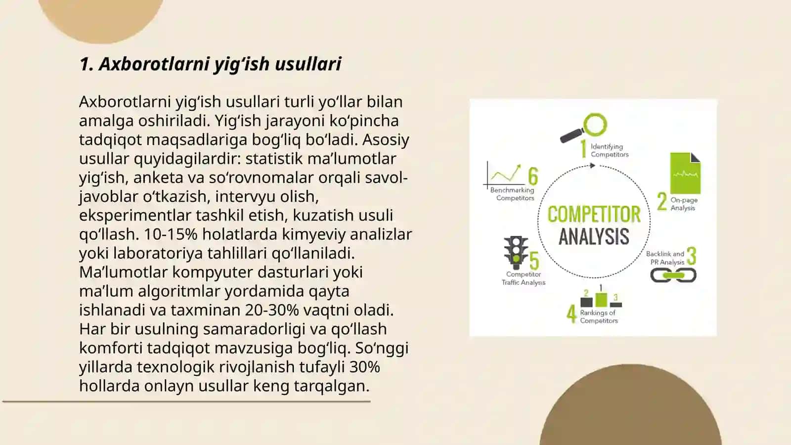 Axborotlarni tahlil qilish 3