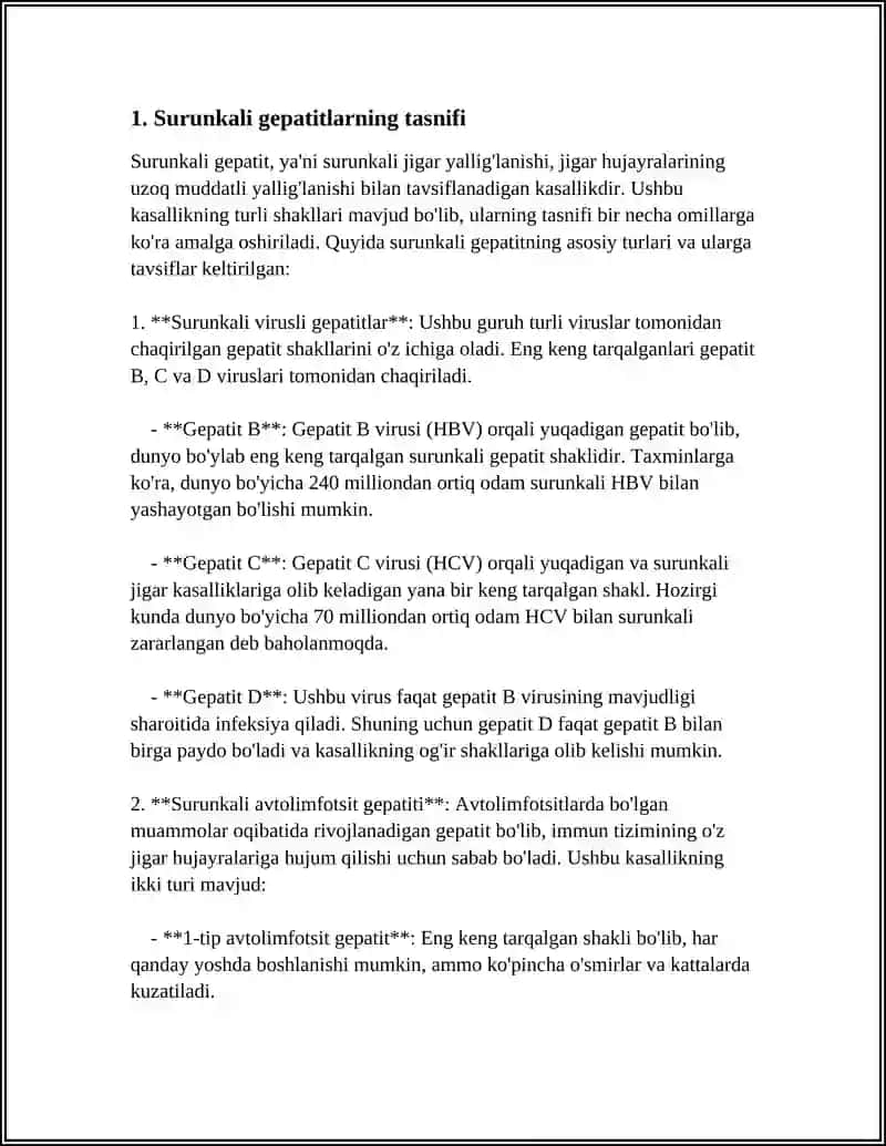 SURUNKALI GEPATITLAR. XOLESISTITLARDA YOGLAR XAZMLANISHINI BUZILISHI 3