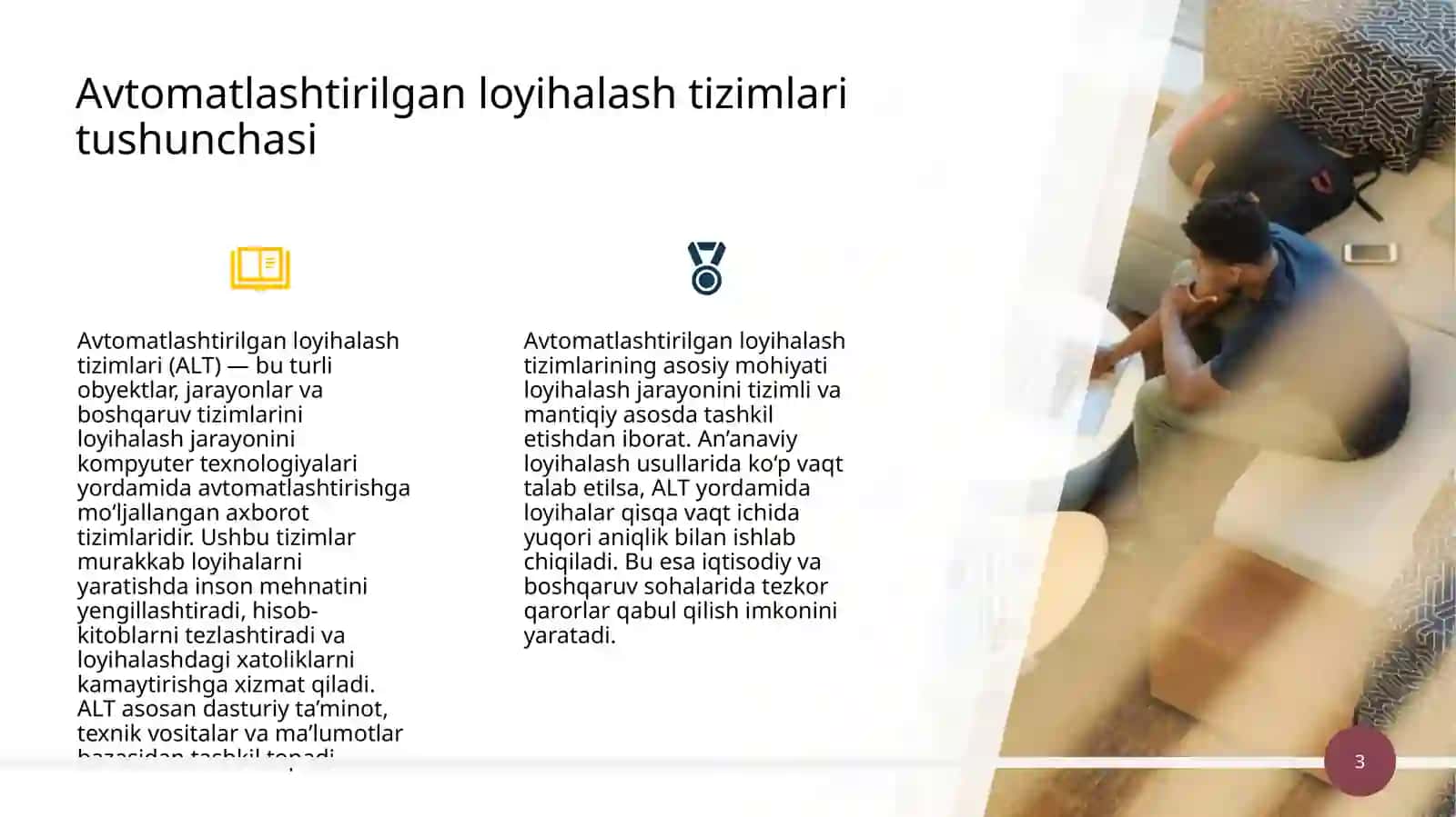 Avtomatlashtirilgan loyihalashtizimlari 3