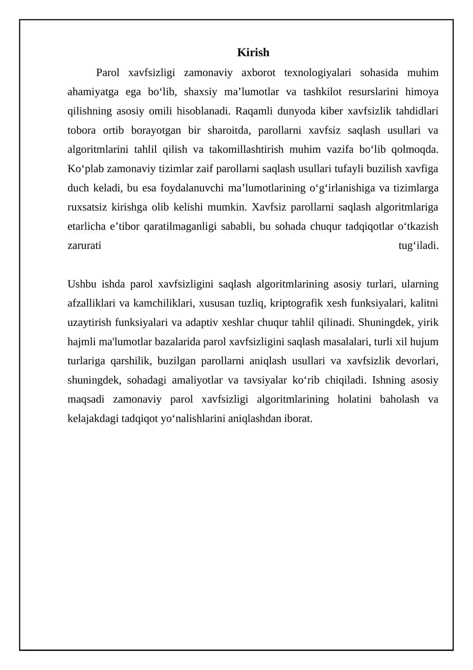 Parollarni xavfsiz saqlash algoritmlarining asosiy turlari 3