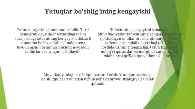 Ta'Lim Tizimining Joriy Holati Va Mavjud Muommolar 3